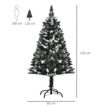 4ft Snow-Tipped Artificial Christmas Tree with White Berries