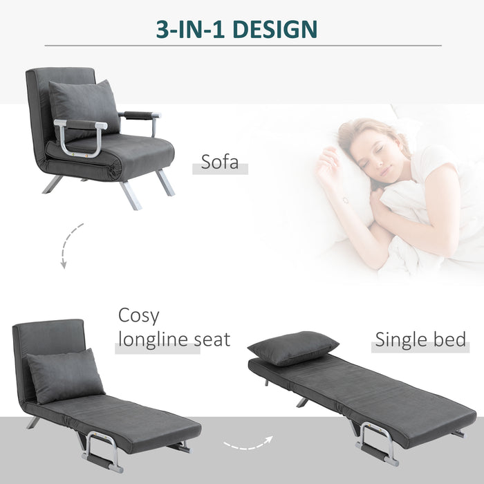 Modern 2-In-1 Design Single Sofa Bed