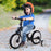 PP Toddlers Removable Stabiliser Balance Bike Black