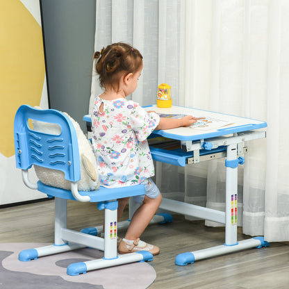Children''s Study Table And Chair Set