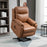 Power Lift Chair - Soft Faux Leather Brown