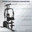 Multi-Exercise Gym Station, with 45kg Weight Stack, for Full Body Workout